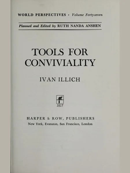 Tools for Conviviality cover