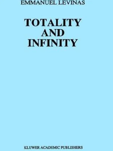 Totality and Infinity, cover of another edition (the Kluwer 1999 cover is not yet photographed)