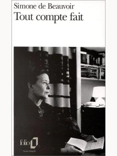 Tout Compte Fait, cover of another edition (the Gallimard 1972 cover is not yet photographed)