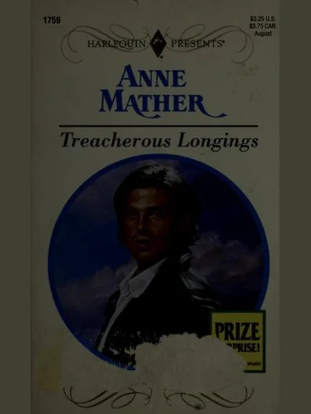Treacherous Longings, cover of another edition (the Mills & Boon 1995 cover is not yet photographed)
