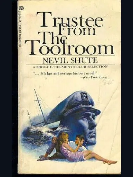 Trustee from the Toolroom, cover of another edition (the Heinemann 1960 cover is not yet photographed)
