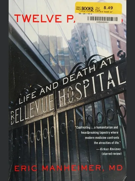 Twelve Patients, cover of another edition (the Grand Central Publishing 2012 cover is not yet photographed)