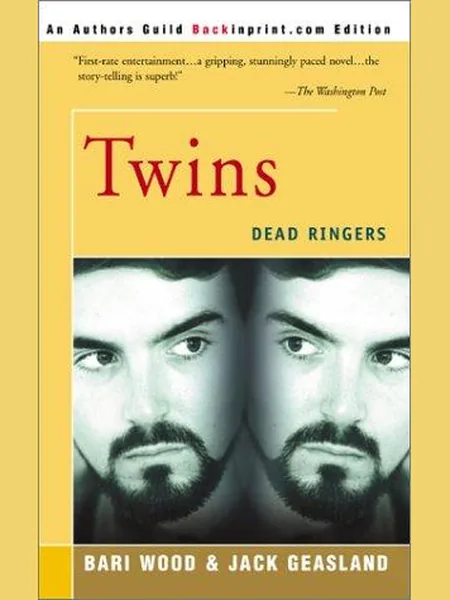 Twins, cover of the Backinprint.com, 2001 edition (the Heinemann 1977 cover is not yet photographed)