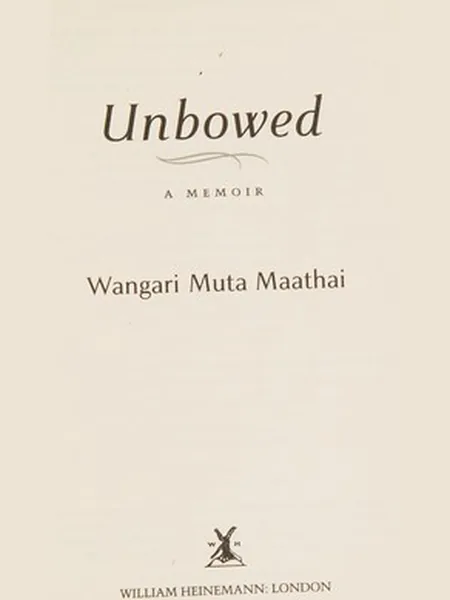 Unbowed cover, Heinemann 2006