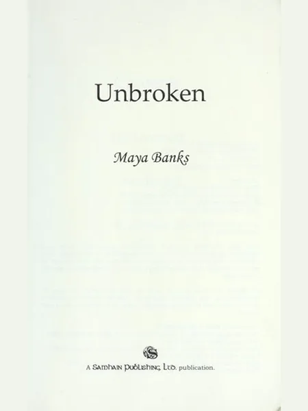 Unbroken cover