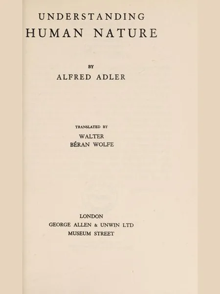 Understanding Human Nature cover, George Allen 1928