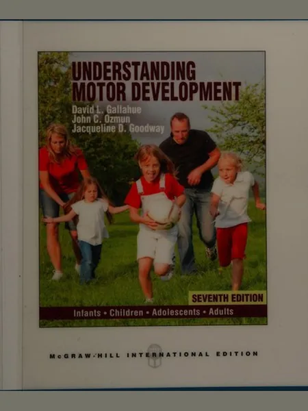 Understanding Motor Development cover