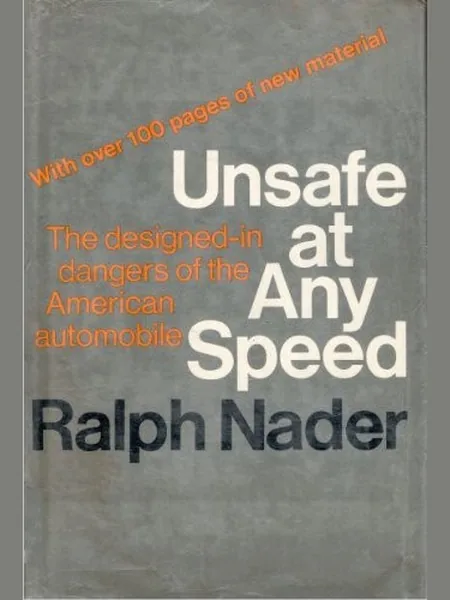 Unsafe at Any Speed cover