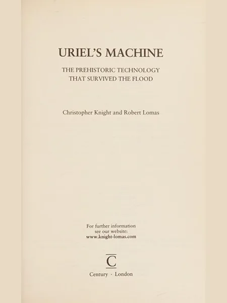 Uriel's Machine cover