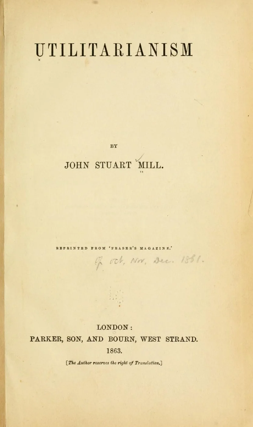 Utilitarianism cover