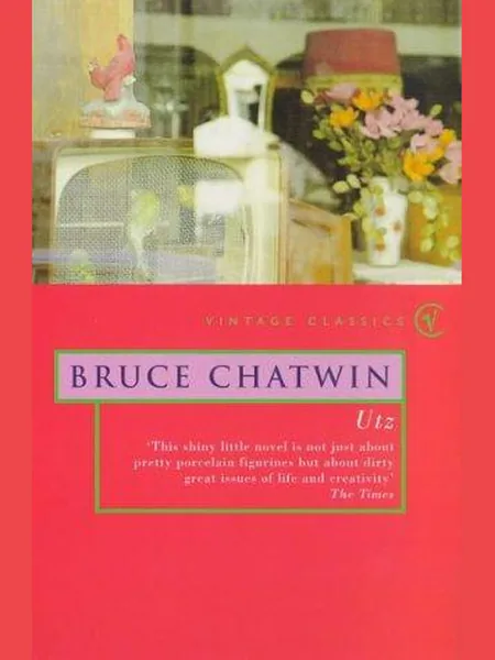Utz, cover of another edition (the Jonathan Cape 1988 cover is not yet photographed)