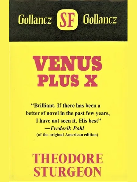 Venus Plus X cover, V. Gollance 1969