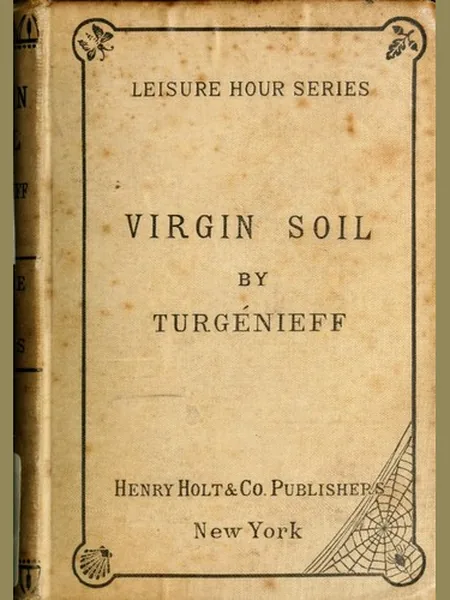 Virgin Soil cover, H. Holt 1877