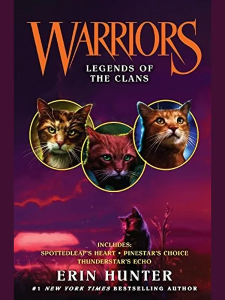 Warriors, cover of another edition (the HarperCollins 2017 cover is not yet photographed)