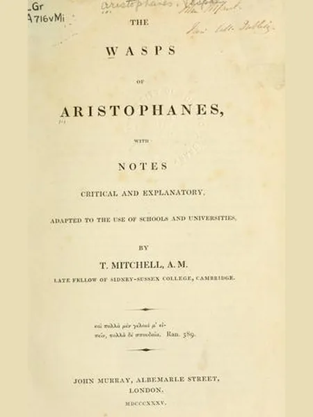 Wasps cover, Murray 1835