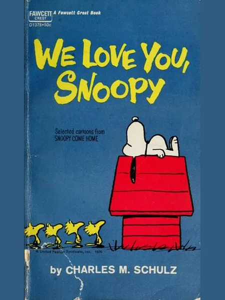 We Love You, Snoopy, cover of another edition (the Coronet 1970 cover is not yet photographed)