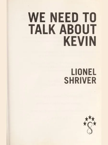 We Need to Talk About Kevin cover