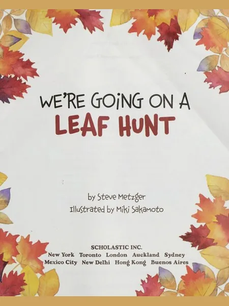 We're Going On a Leaf Hunt cover