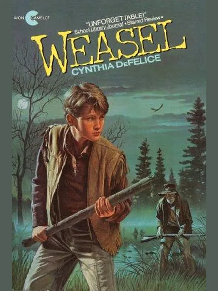 Weasel first edition cover, Recorded Books 1989