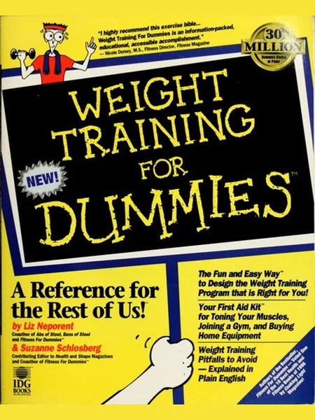 Weight Training for Dummies cover