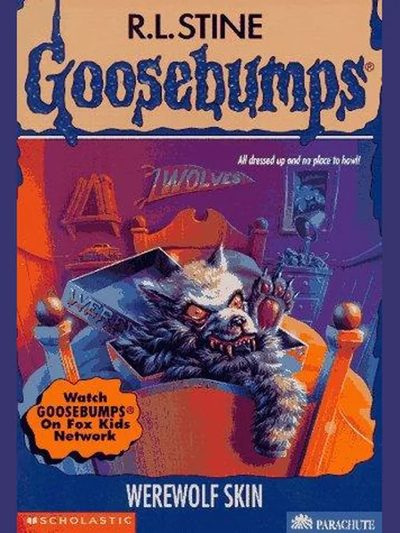 Werewolf Skin, cover of another edition (the Scholastic 1998 cover is not yet photographed)