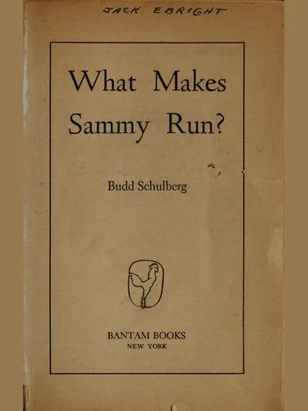 What Makes Sammy Run? cover