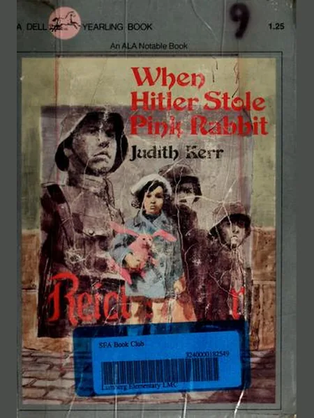 When Hitler Stole Pink Rabbit cover, Dell 1971