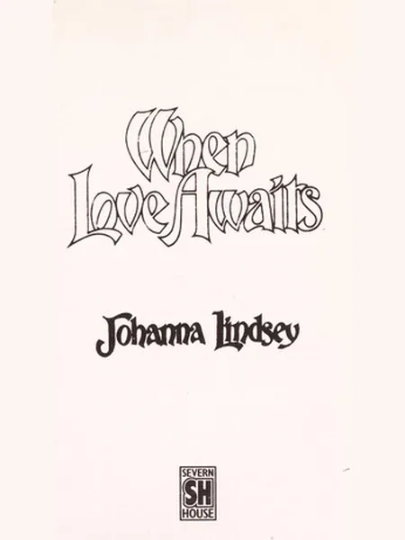When Love Awaits, cover of another edition (the Corgi 1986 cover is not yet photographed)