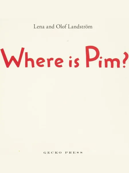 Where Is Pim? cover