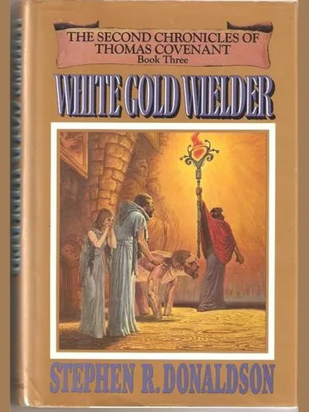 White Gold Wielder, cover of another edition (the Collins 1983 cover is not yet photographed)