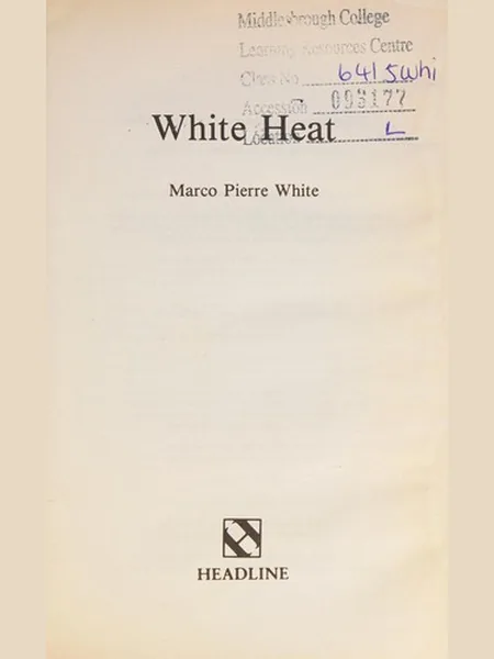 White Heat cover, Headline Publishing Group 1992