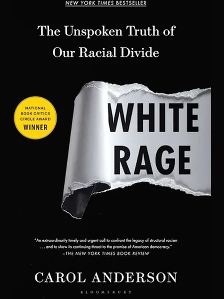 White Rage, cover of another edition (the Bloomsbury Publishing 2016 cover is not yet photographed)