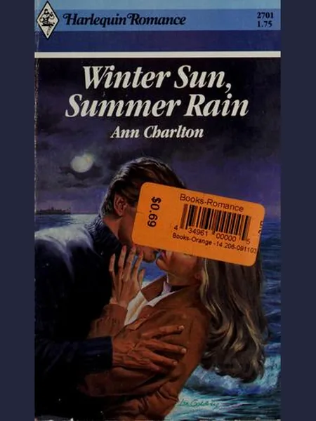 Winter Sun, Summer Rain, cover of another edition (the Mills & Boon 1984 cover is not yet photographed)