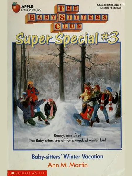 Winter Vacation cover, Scholastic 1990