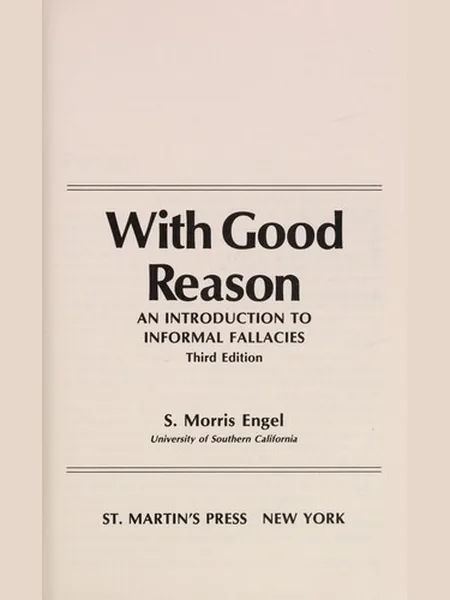 With Good Reason cover
