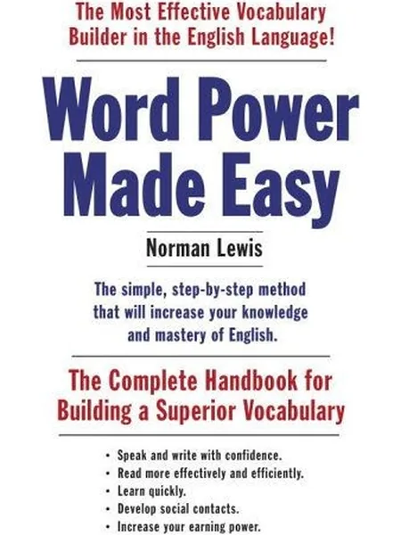 Word Power Made Easy, cover of another edition (the Doubleday 1953 cover is not yet photographed)