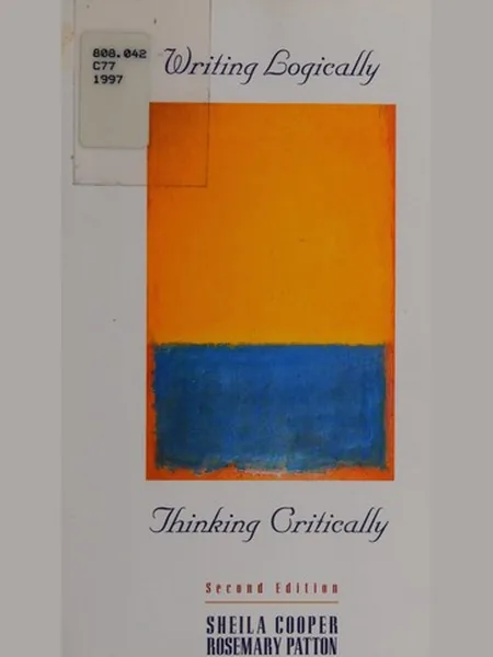 Writing Logically, Thinking Critically cover