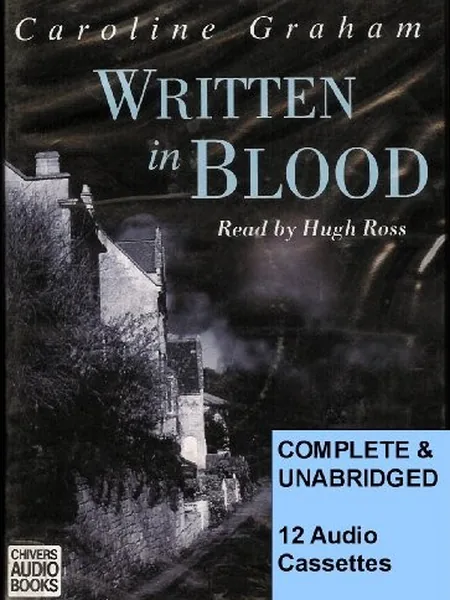 Written in Blood, cover of another edition (the Headline Publishing Group 1994 cover is not yet photographed)