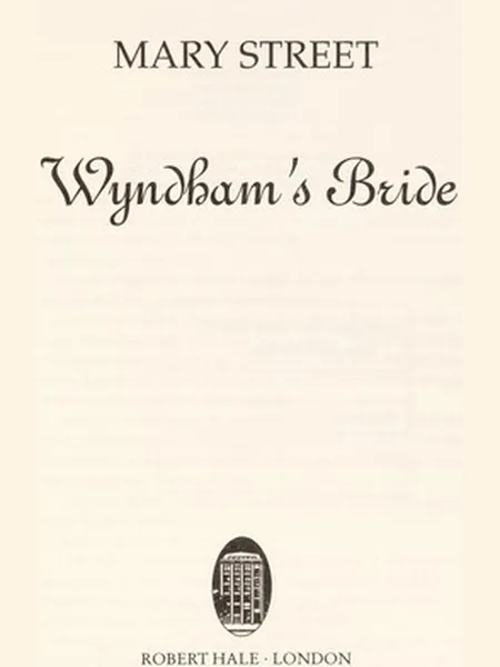 Wyndham's Bride cover