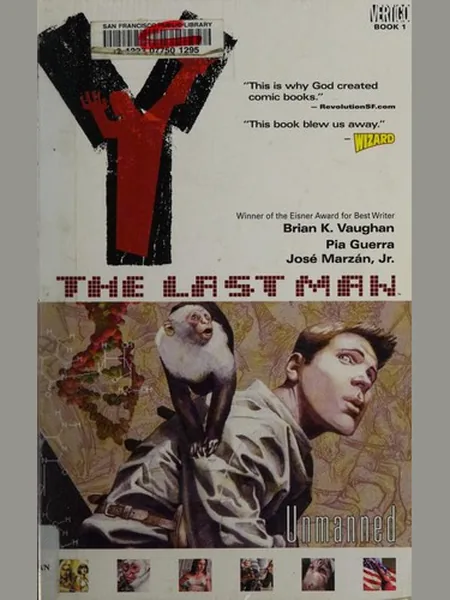 Y: The Last Man, Vol. 1 first edition cover, Vertigo 2003