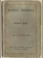 Cover First Edition Danial Deronda